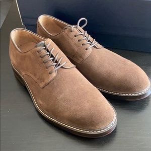 1901 Men’s brown suede dress shoes